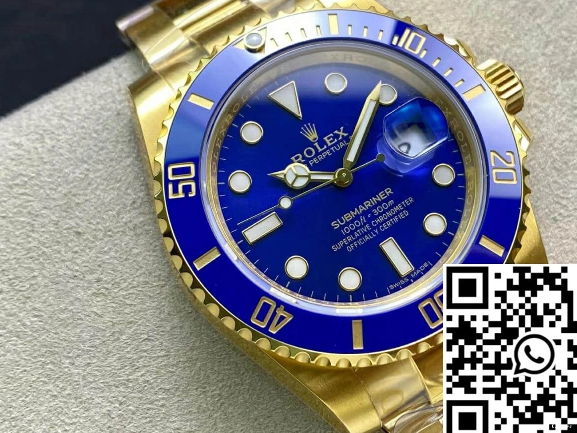 Yellow Submariner M116618LB-0003 Factory VS Gold Rolex 0518